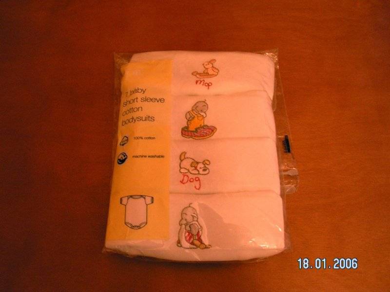 Бодики Mothercare. Детская одежда