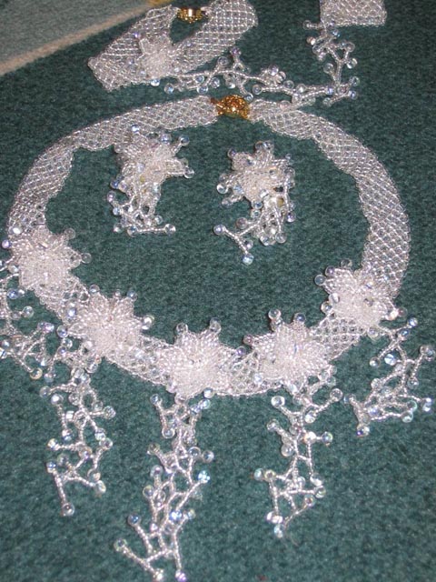 Кристальные снежинки. Бисероплетение