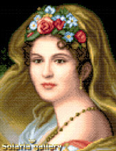 Дама с вуалью (мал. модель) Стоянка.  Дама с вуалью (мал.)Стоянка