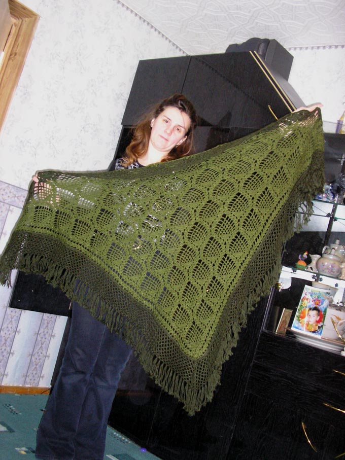 Шаль для мамы. Шапки, шали, палантины