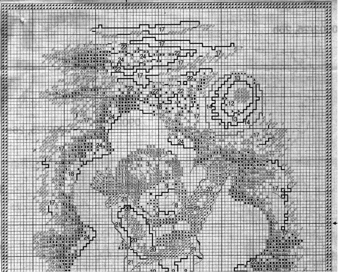  Мальчик с шариком. Схема 1. Анна 2002