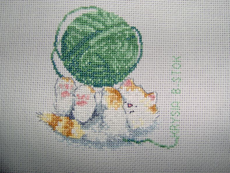 Kołderka nr 201 dla Karolinki O.. Kwadraciki kołderkowe