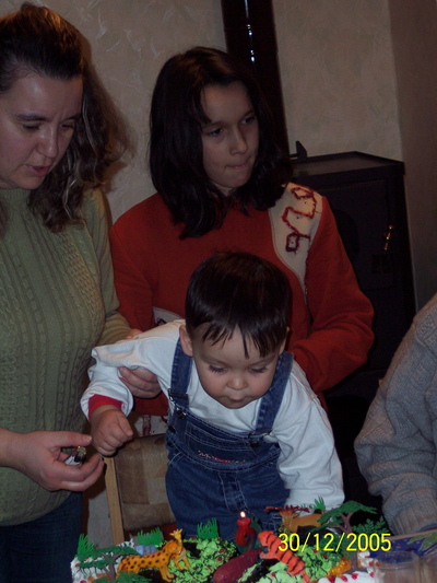 30.12.2005. Моят син стана на 2 години