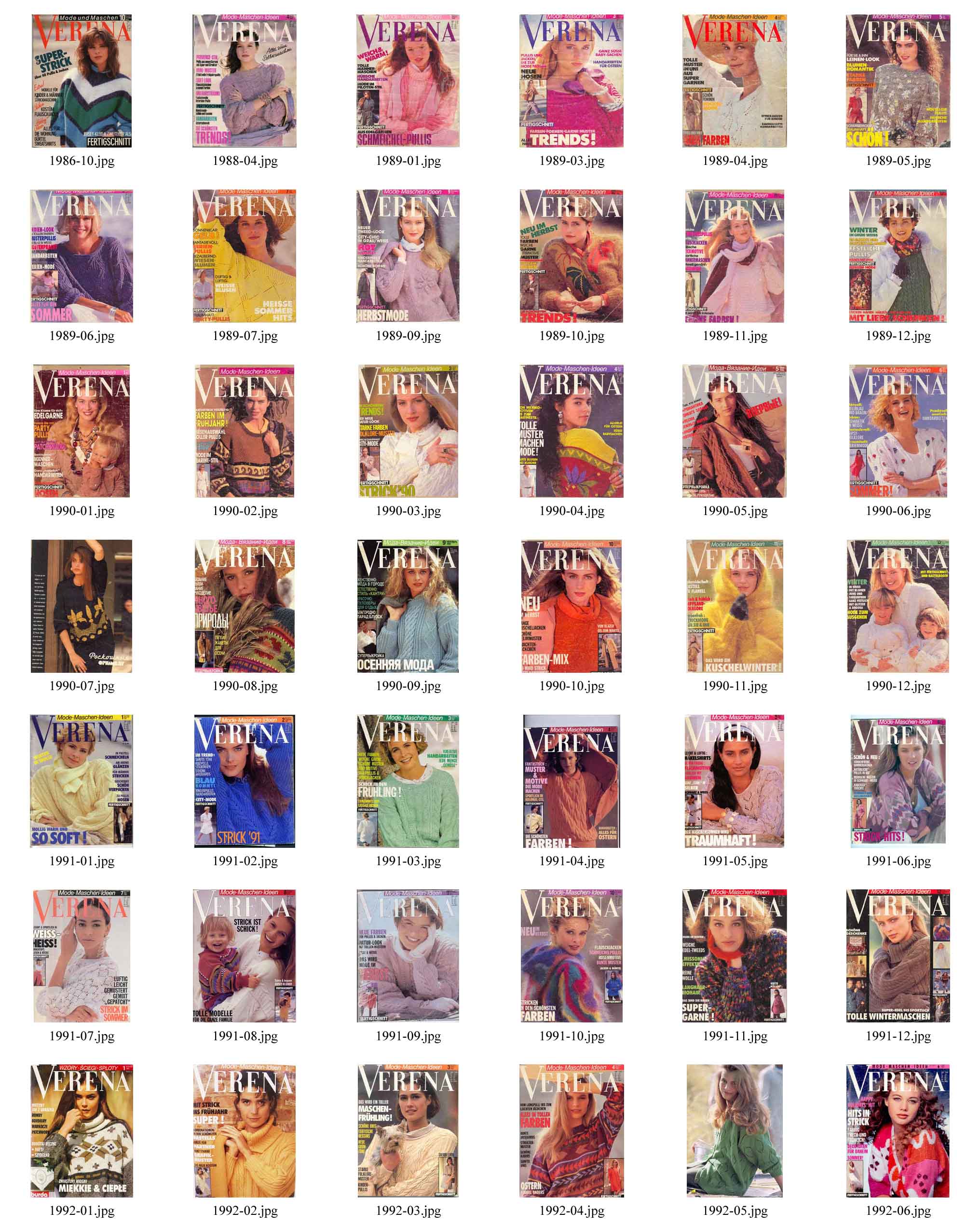 Verena. Обложки