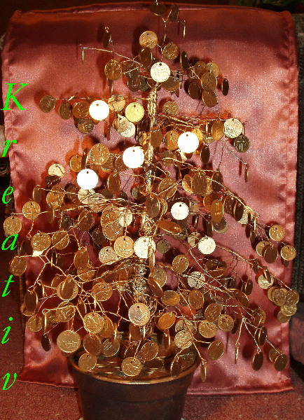 Денежное дерево.. Мои работы