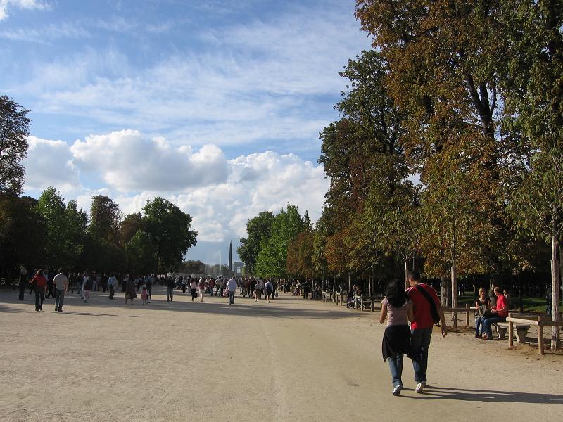 осеннее солнце Парижа