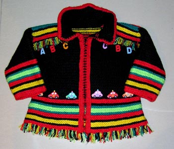 Кофта в индейском стиле. 