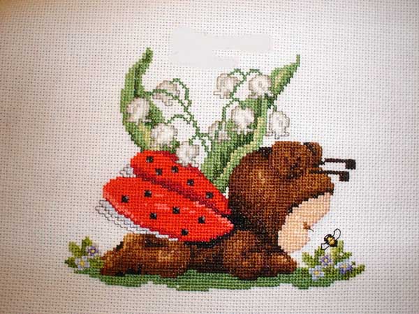 Фрагментик от Art. .Наши вышивки