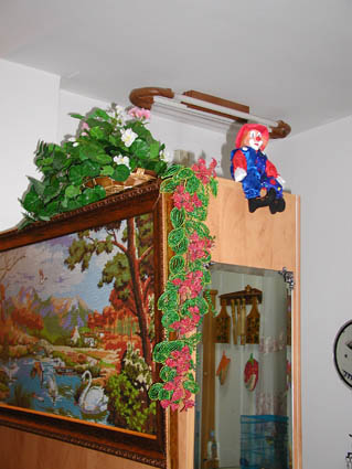 бисерная ветка. вышивка и бисерная ветка