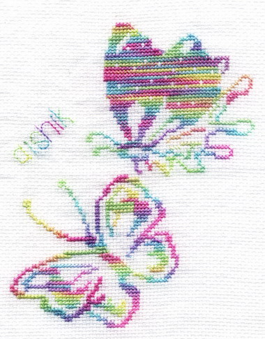 бабочка от  Aishik. .Наши вышивки