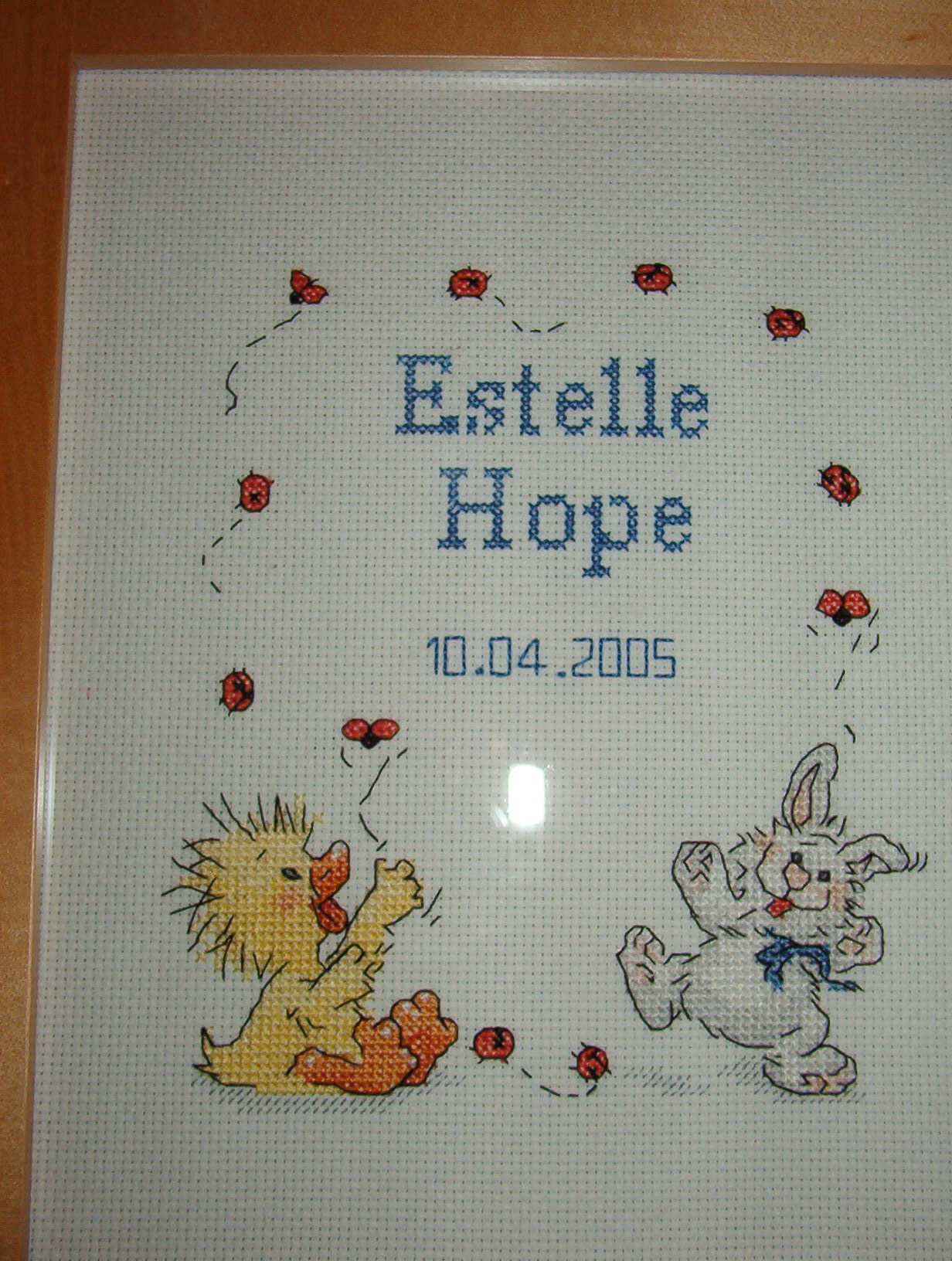 Birthday sample 2. cross stitch