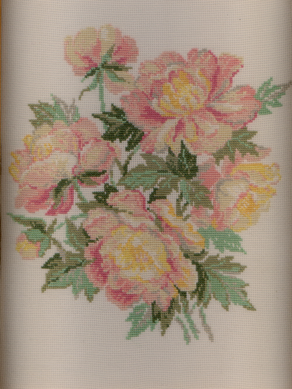 Пионы. Мои вышивки