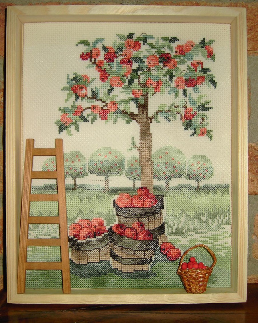 Яблочный сад. 3-D картины