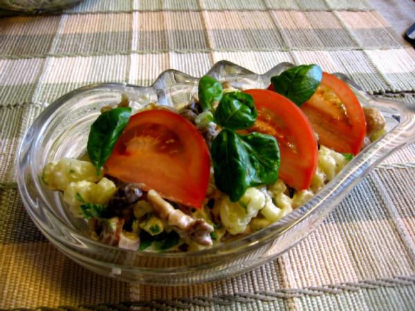 Салат грибной. готовим дома