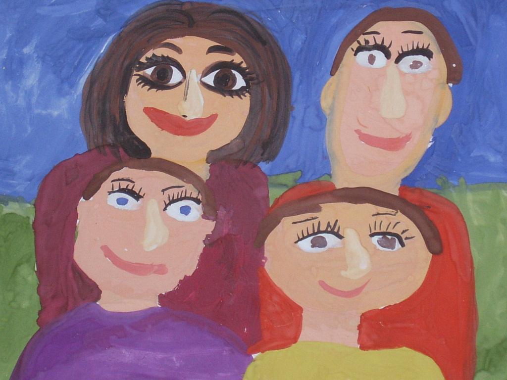 Мама с ребенком 4 класс. Портрет семьи. Рисунок семьи детский. Рисунок на тему семья. Рисунок моя семья.