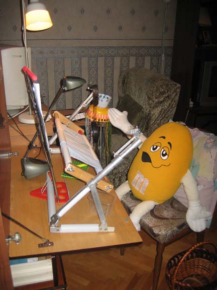 Вид станка с боку. Мое рабочее место