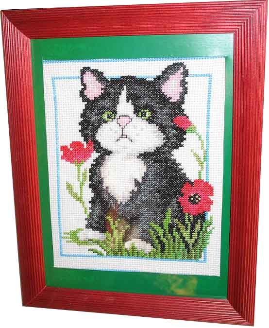 Котик. Бабушкины работы