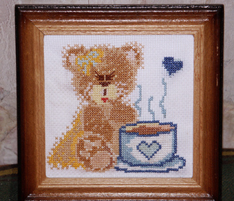 Мишка. Мои вышивки
