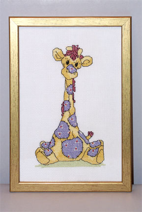 Миленький жирафчик. Мои вышивки