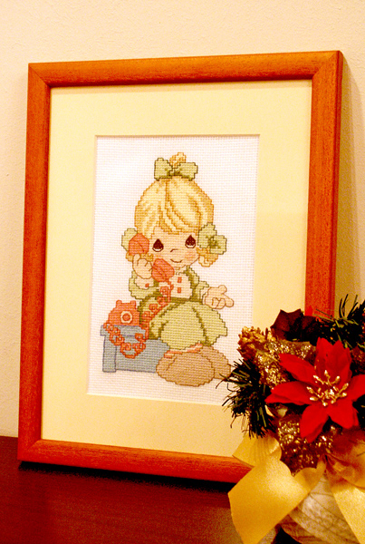 Девочка. Мои вышивки