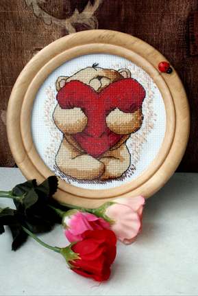 Мишка Для Юли. Мои вышивки