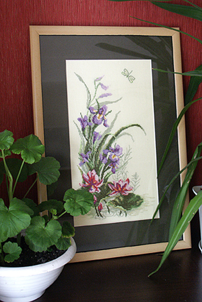 Ирис. Мои вышивки