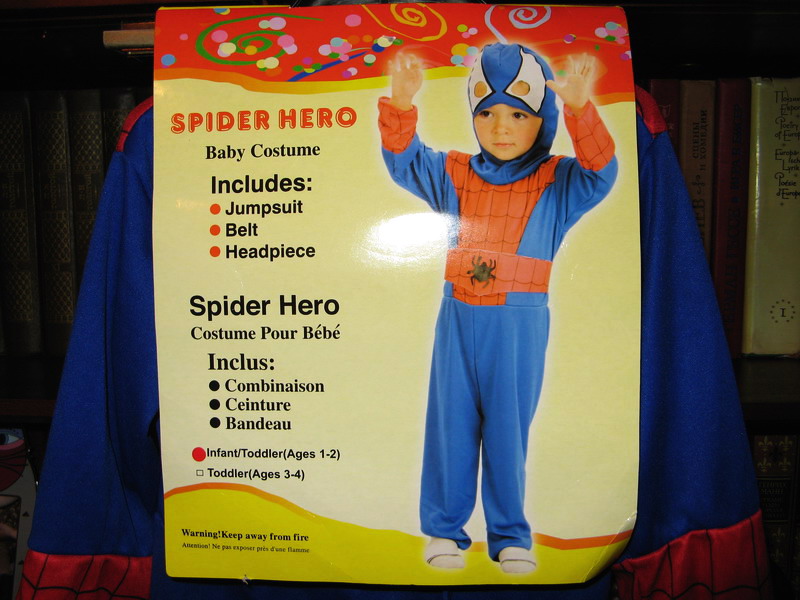 Костюм'Человек-паук'. 7 Костюм и скатерть