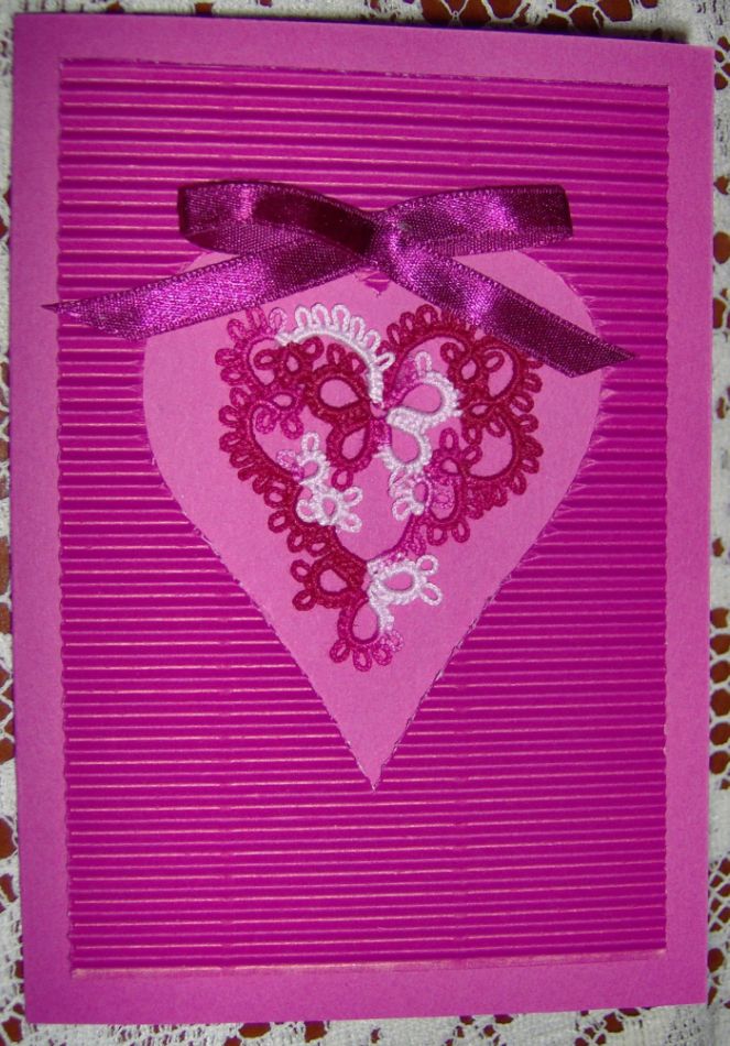 Walentynkowa 6. Frywolitkowe karteczki