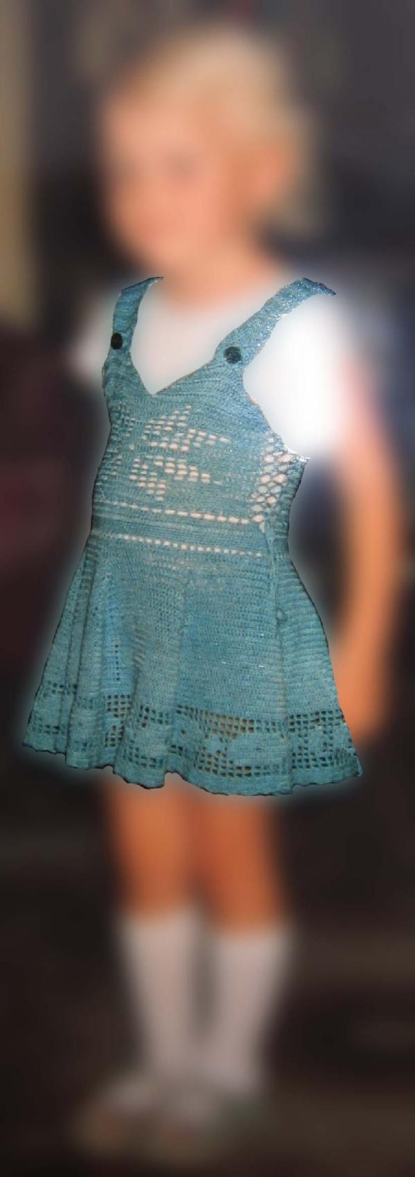 Крючковый сарафанчик. Мои работы