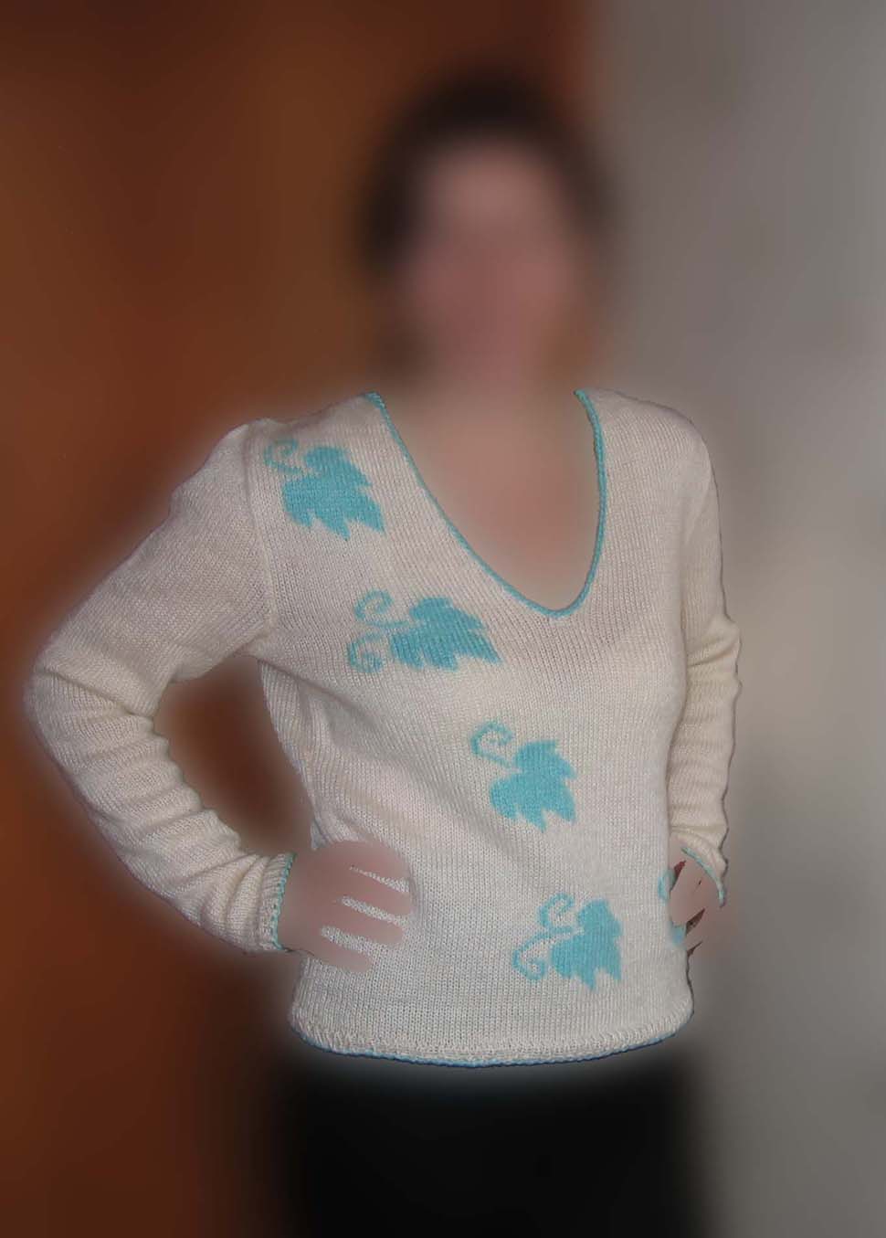 Виноградная кофточка. Мои работы