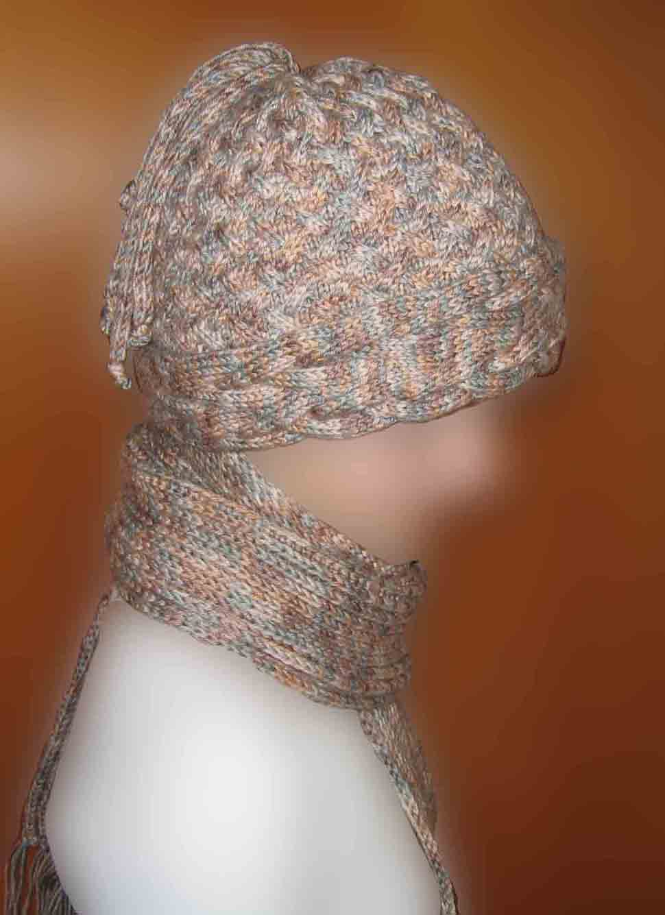 пестрая шапка. Мои работы