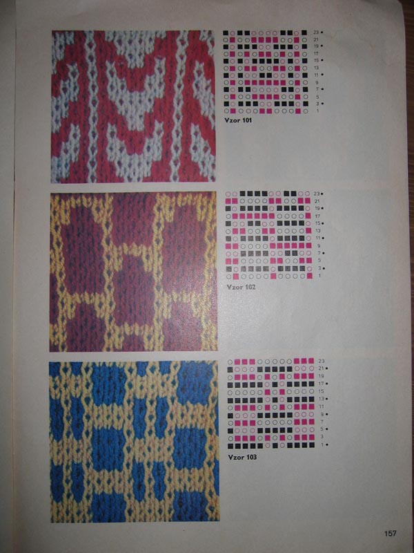 Новая техника вязания жаккарда