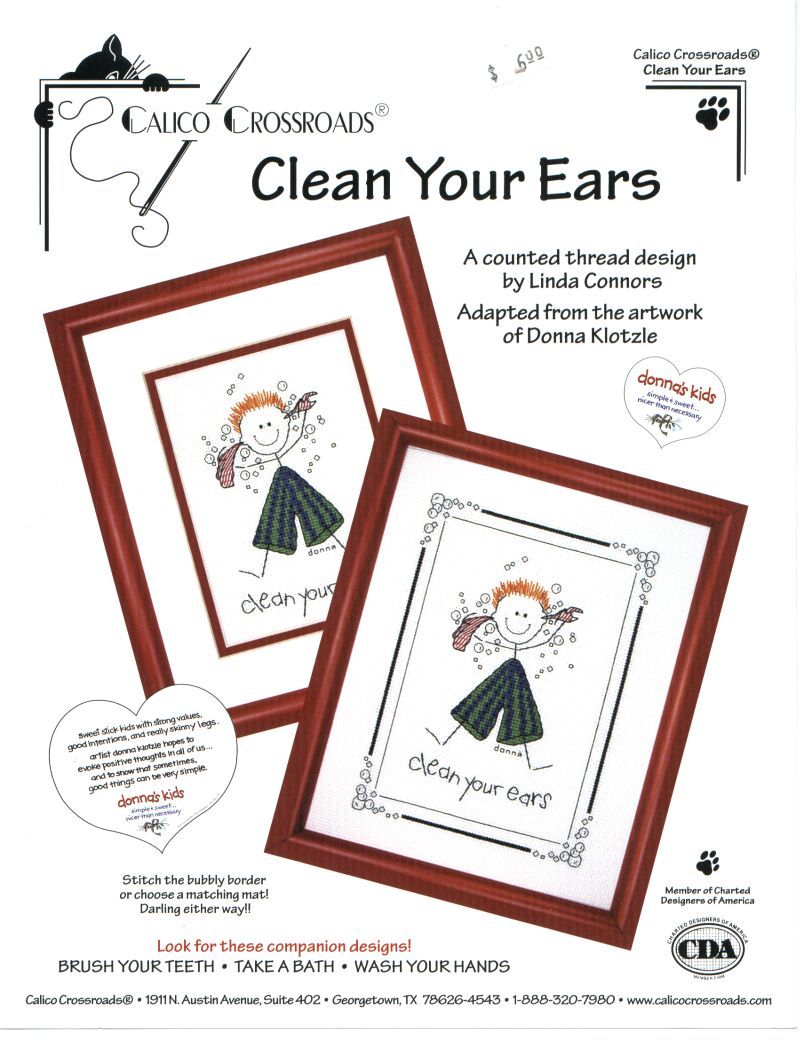 Clean Your Ears . Calico Crossroads