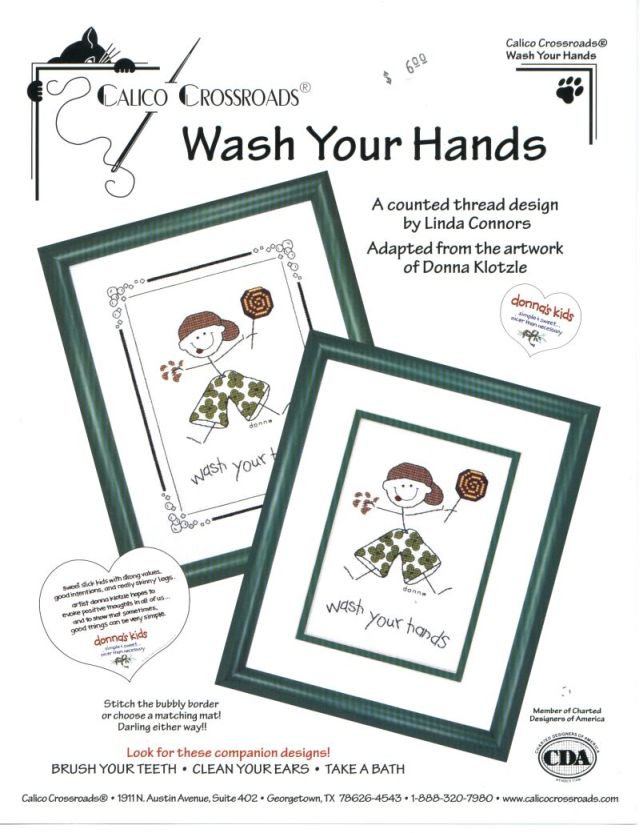 Wash Your Hands. Calico Crossroads
