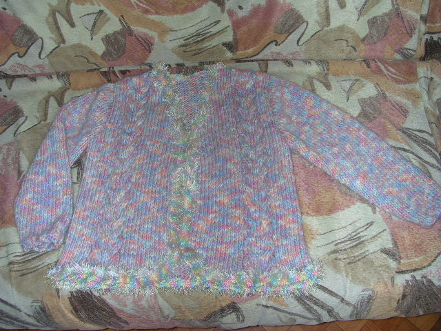 кофточка для дочки. Вязание