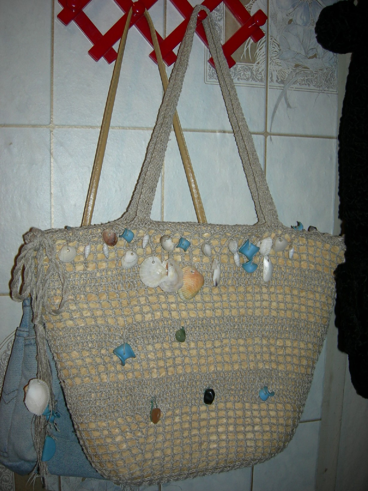 Пляжная сумка. Работы моей мамы