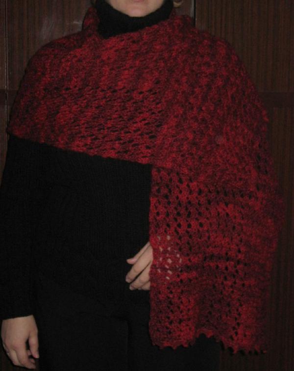 Шаль. Мое вязание