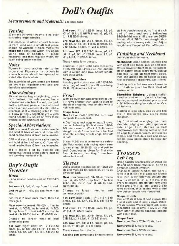 одежда для кукол