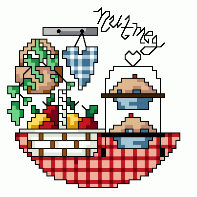 схемы для вышивки - кухня