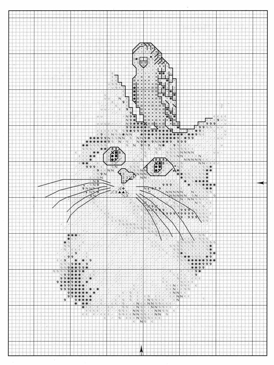 Схемы для вышивания крестом кошки