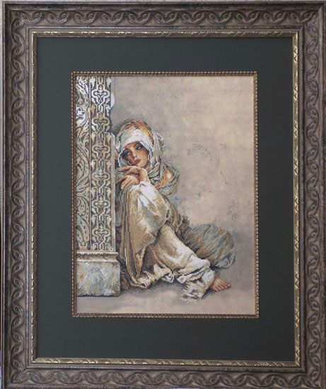 Оформленная. Lanarte # 34680 Arabian woman