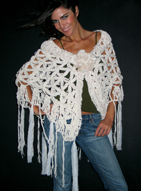 Хлопчатобумажные шали. Шаль Джесики Симпсон