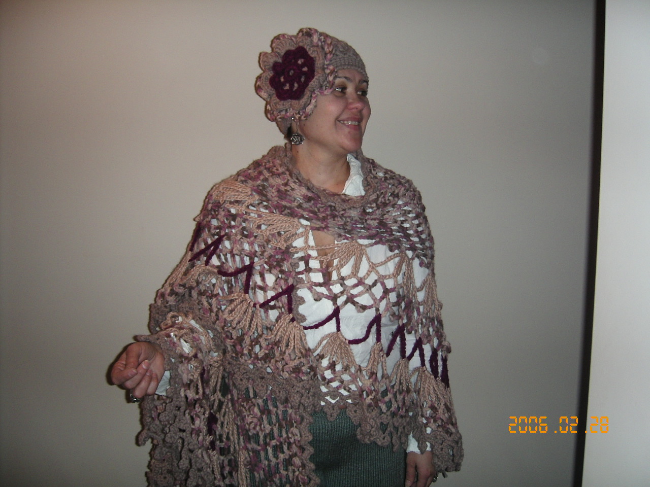 Шаль и шапочка. Мои работы