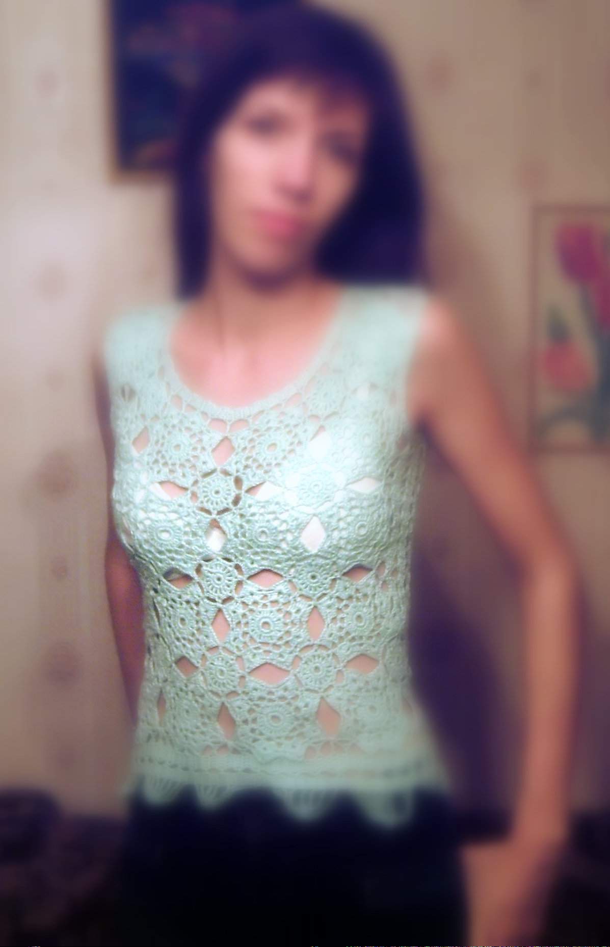 'нежность' (хлопок/вискоза) из ЖМ. мое вязание