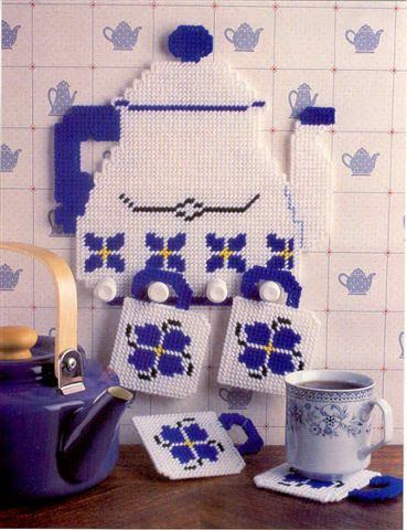 Вышивка на пластиковой канве. пластиковая канва