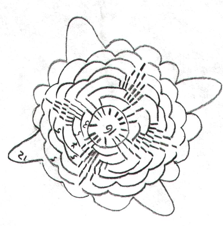 примернаясхема для белой кофты  в спиральках. мое вязание