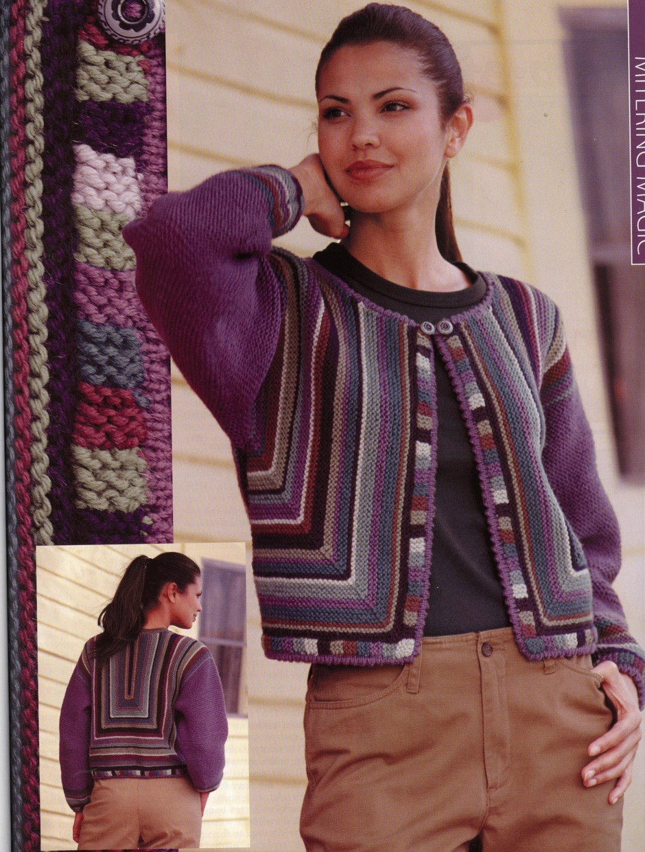 Жакет из Vogue. Eнтрелак и пэчворк