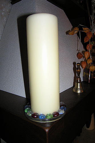 Подсвечник . Роспись стекла