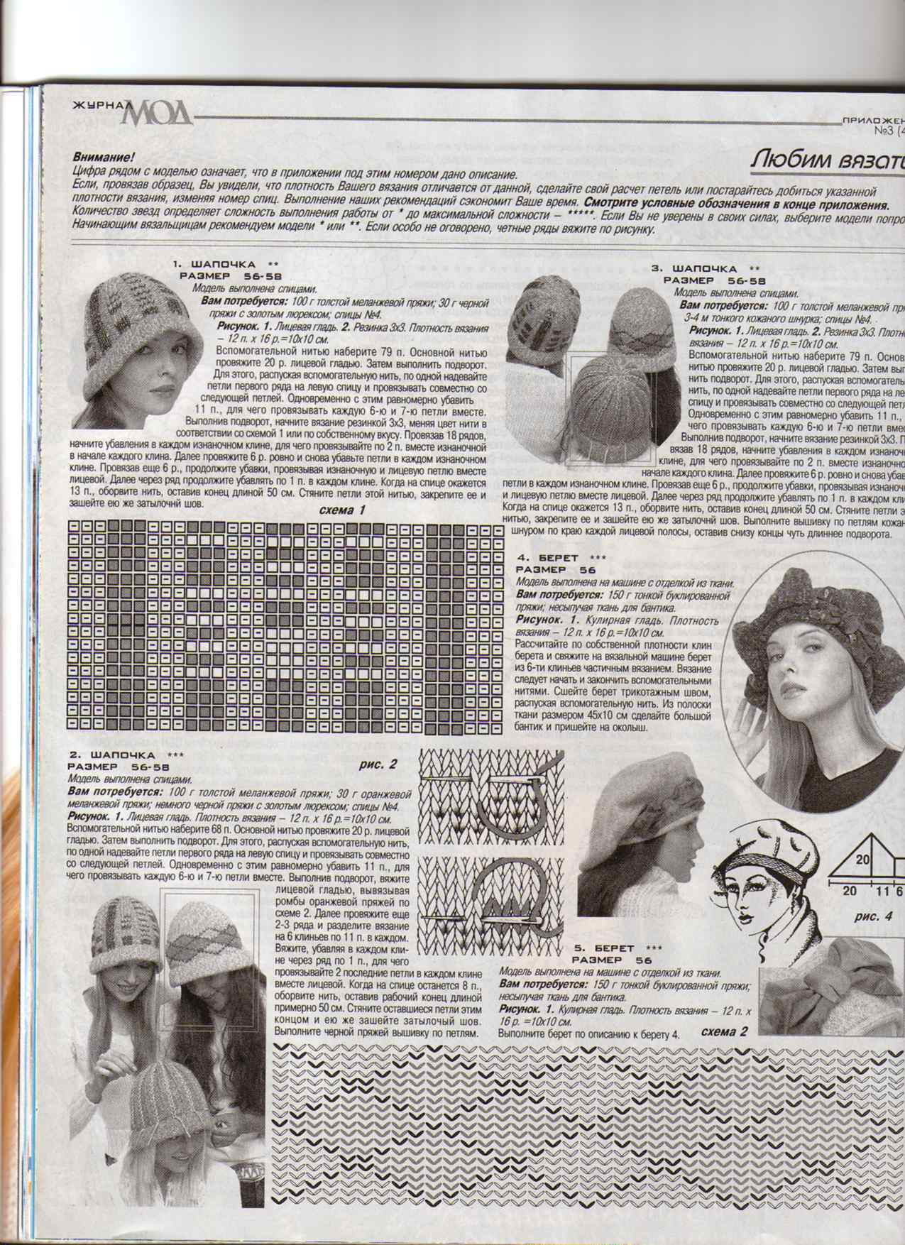 ЖМ 474 шапочки