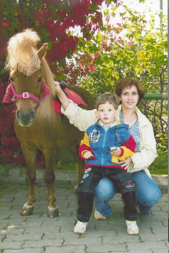 В зоопарке. 